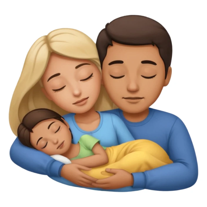 A man holding a sleeping woman sticker