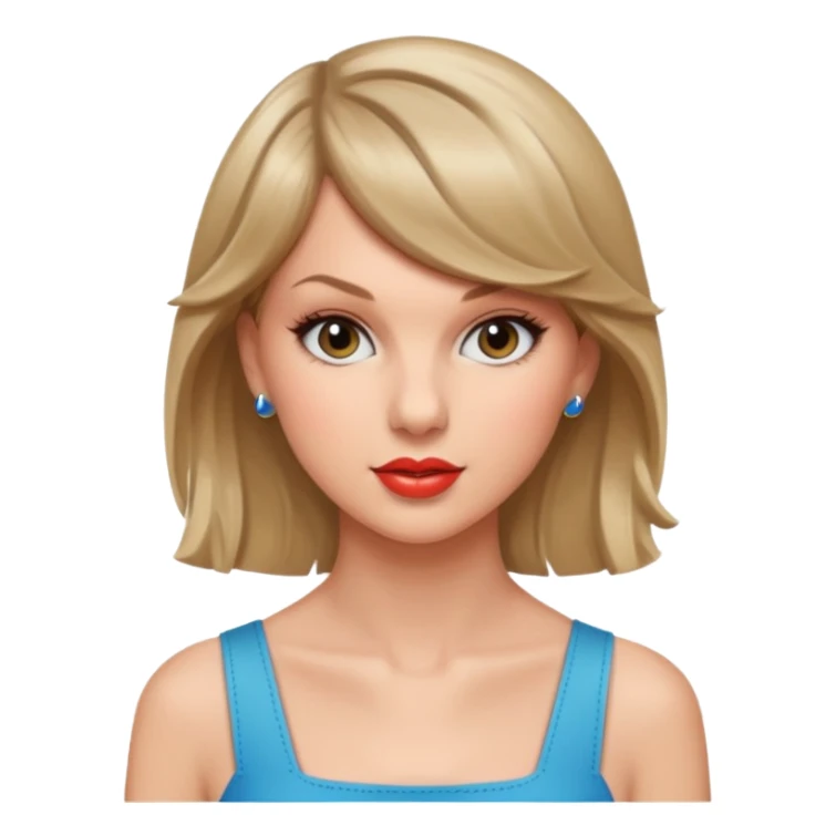 taylor swift face sticker