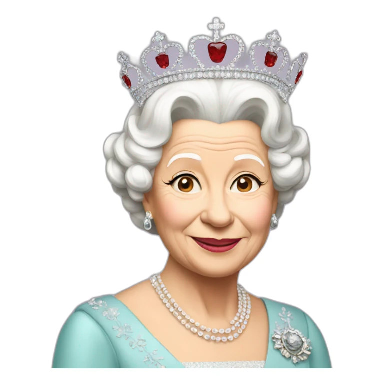 Queen elizabeth sticker