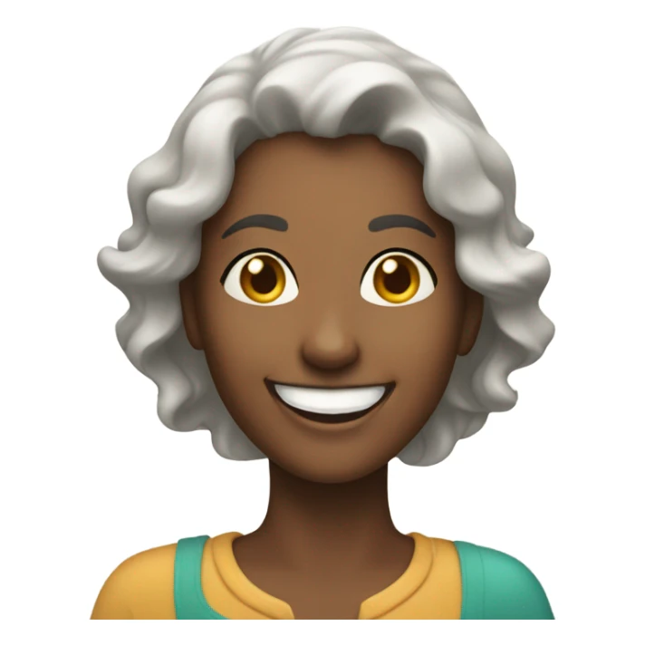 Beautiful day and woman smiling sticker