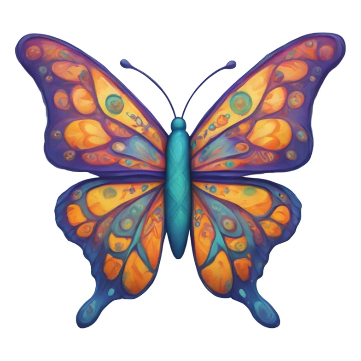 Butterflies in my stomach sticker