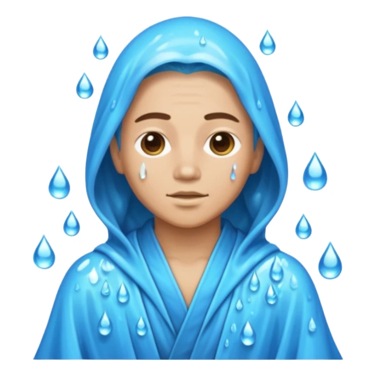 Water spirit – Flowing robe, droplets




























 sticker