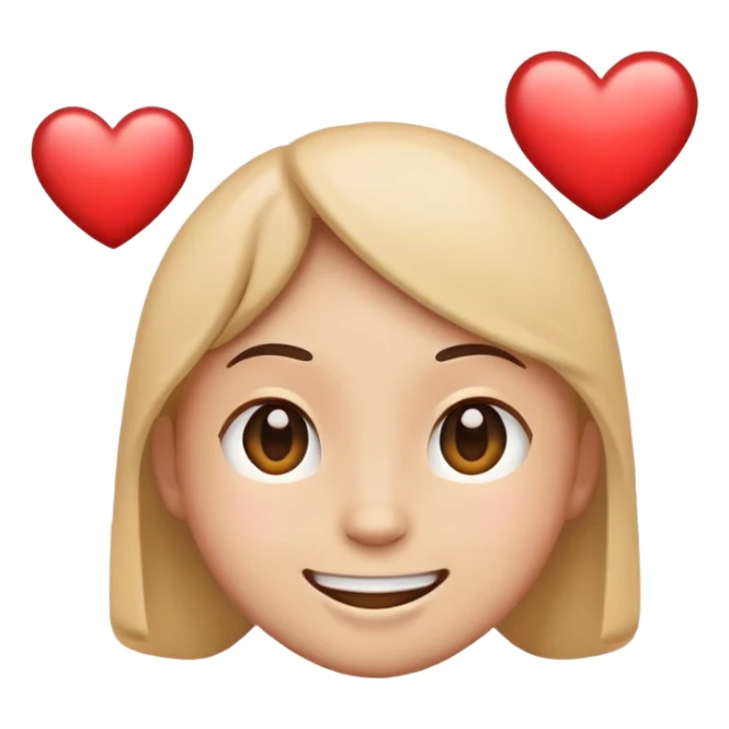 Give me a Say emoji with heart in the head sticker