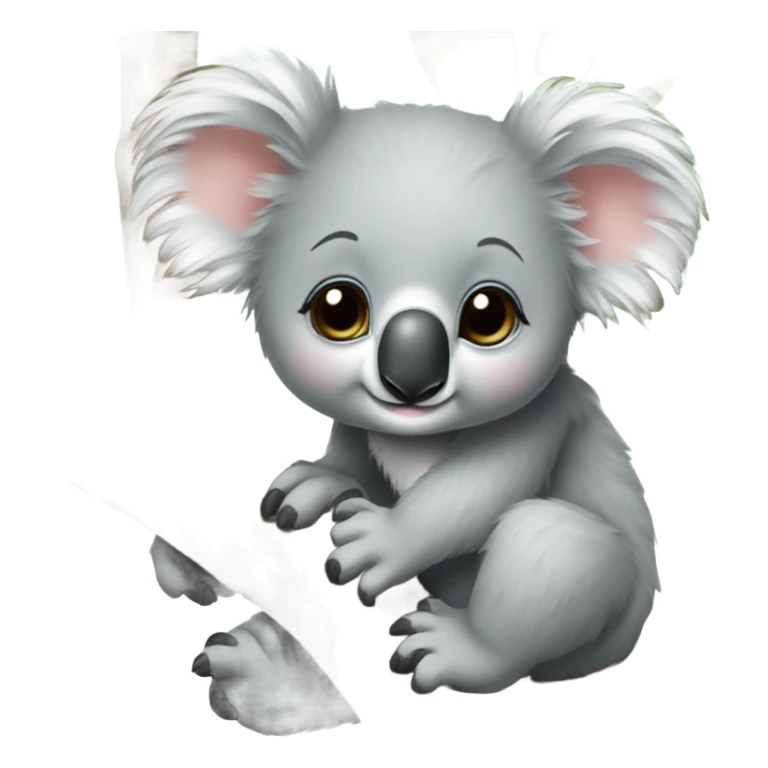 Baby girl koala  sticker
