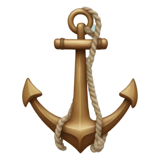 Beautiful anchor sticker
