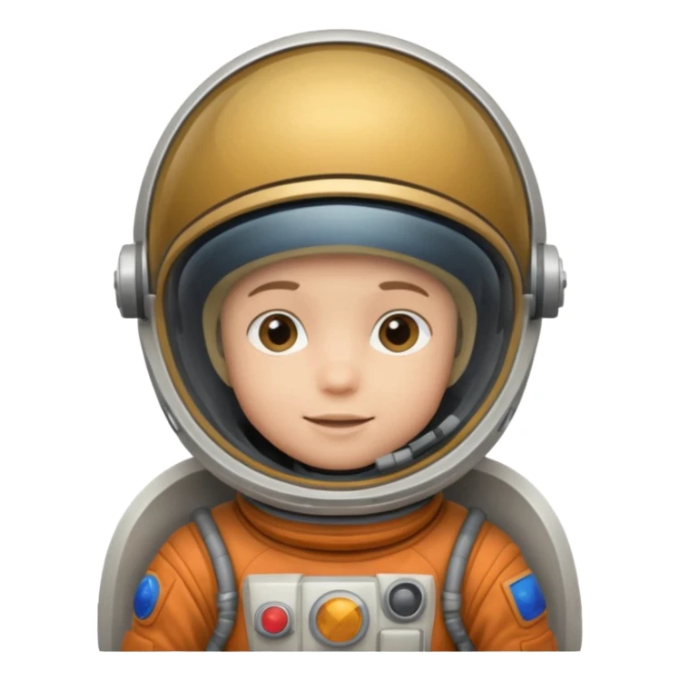 child spaceman sticker