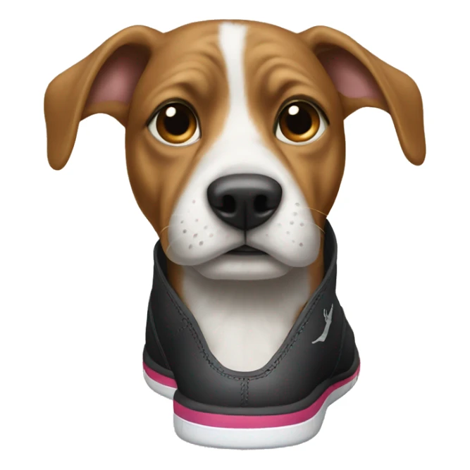 dog wearing jordan shoes sticker