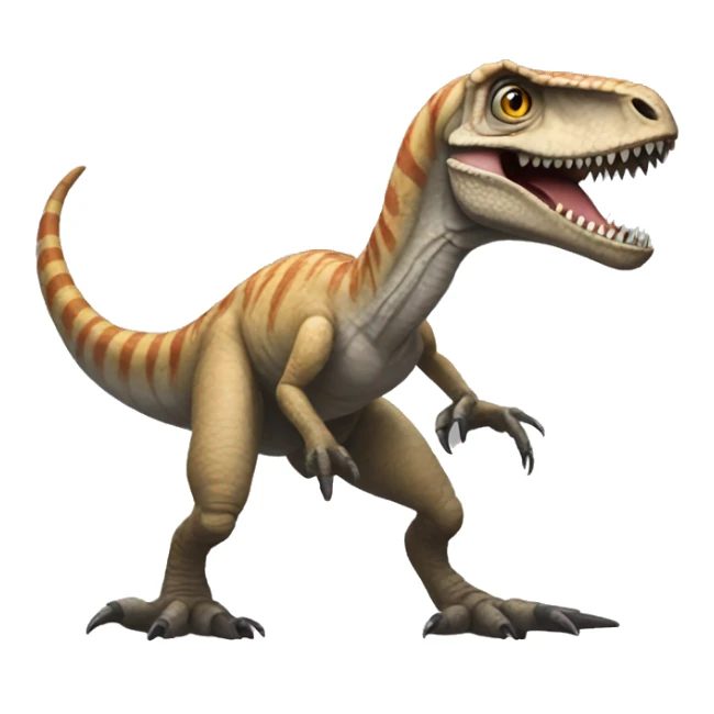 i want an velociraptor, with flailing arms sticker