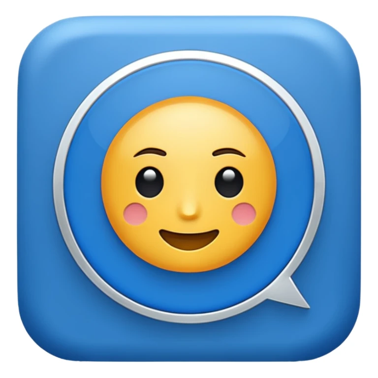 create an icon of the masseger sticker