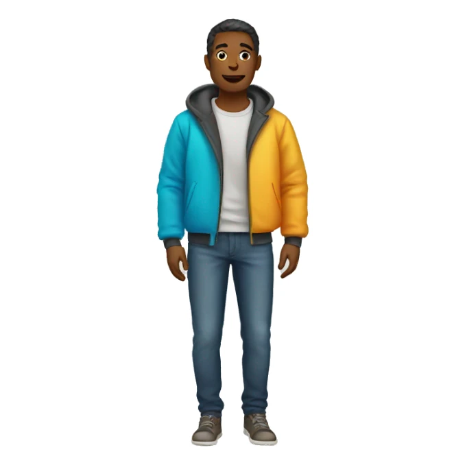 colorful clothing sticker