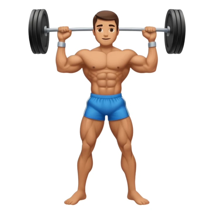 piernas de hombre musculoso sticker