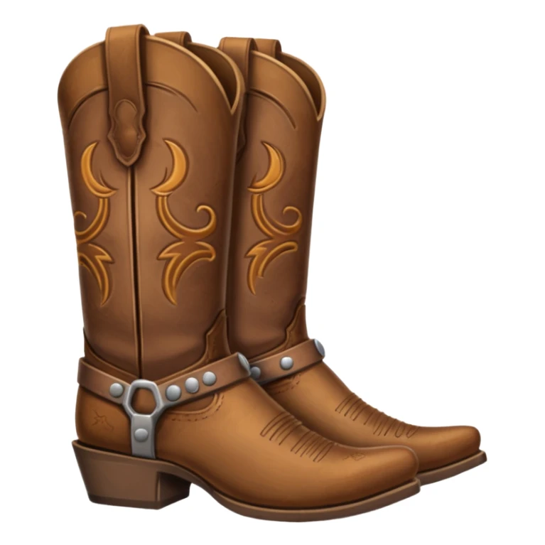 Cowboy boots sticker