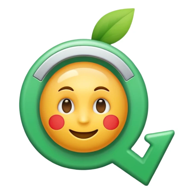 Add a bold green checkmark icon on the emoji and clearly display the word 'Checking on it' across the center in large, white, modern font. Clean background, soft shadow, vibrant colors, minimal and professional design. sticker