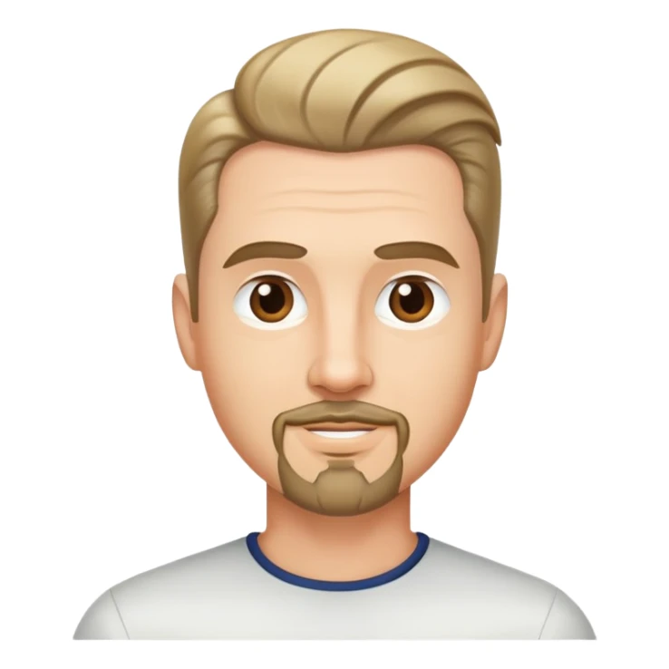 đàn ông, râu quai nón, tóc vuốt, bảnh, đểu sticker