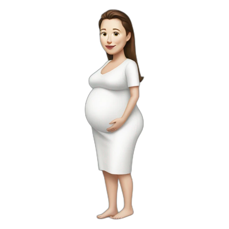 Elon musk pregnant full body sticker