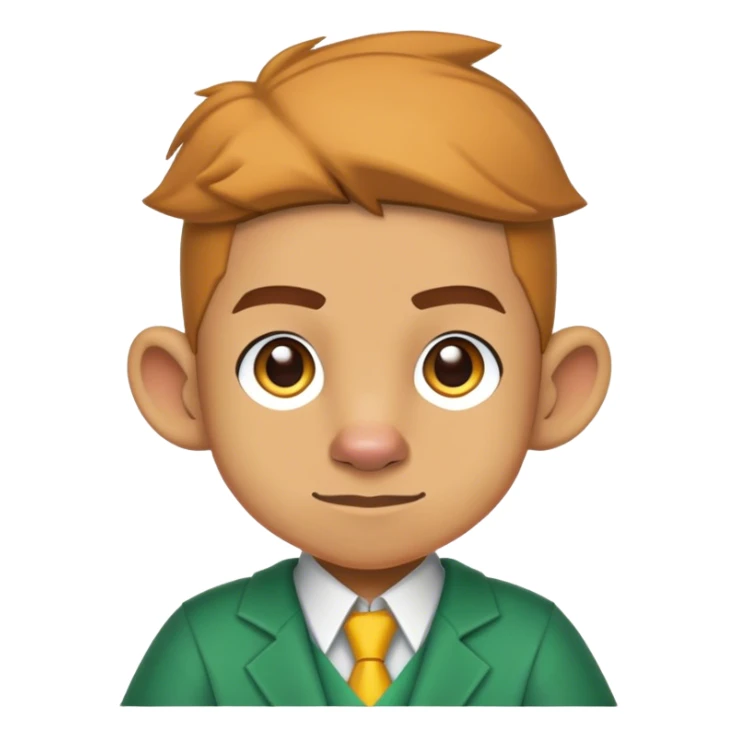 un villageois minecraft appelé géronimo stilton sticker