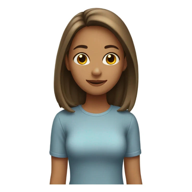 Girl with four friends sticker