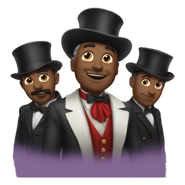 the magician and his entourage sticker