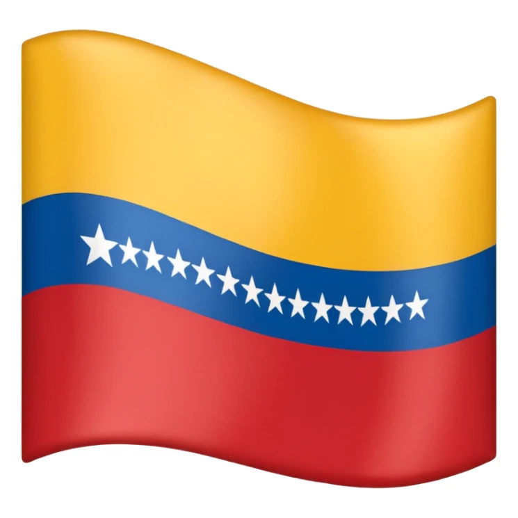 Bandera de Venezuela con destellos  sticker