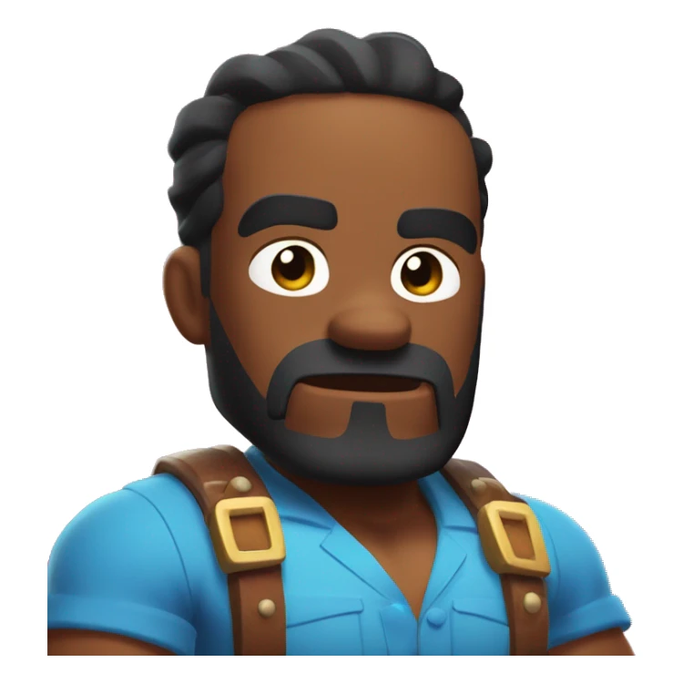 el primo de brawl stars qui bois de l'eau sticker