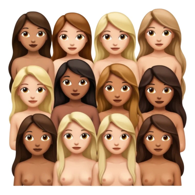 Naked women sticker