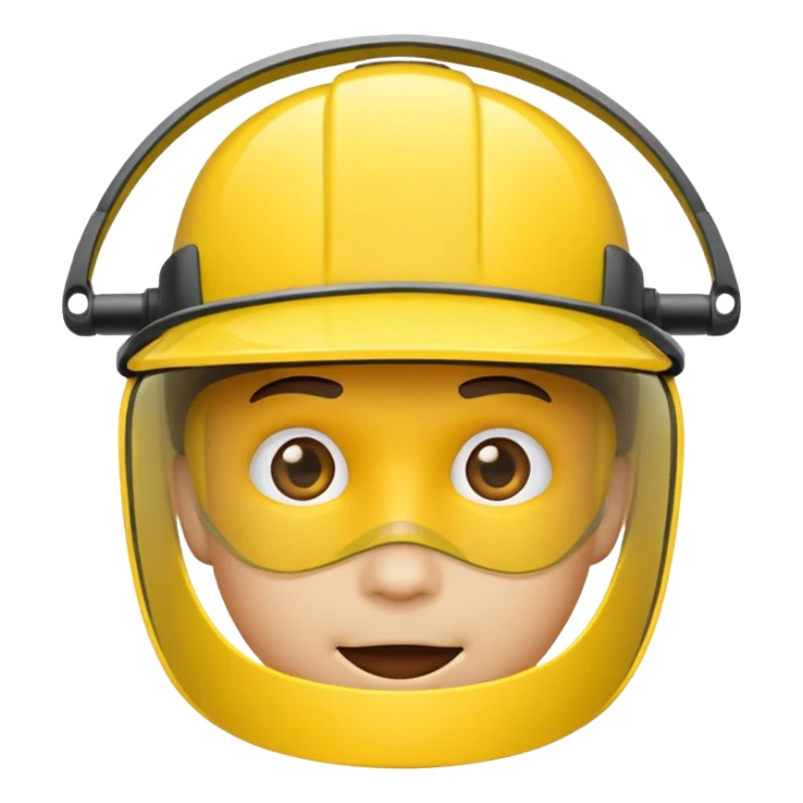 yellow visor sticker