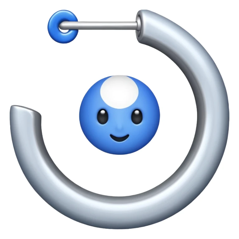 Ein blauer Kreis mit einem weißen Haken drinnen also ein sogenanntes blauer haken sticker