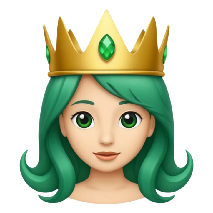 Vibora  con una corona sticker