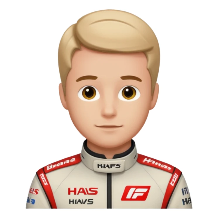 The Formula 1 Driver Oliver Bearman in Haas F1 Suit sticker