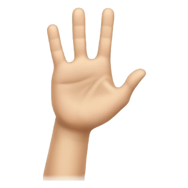 Girl’s hand thumb up sticker