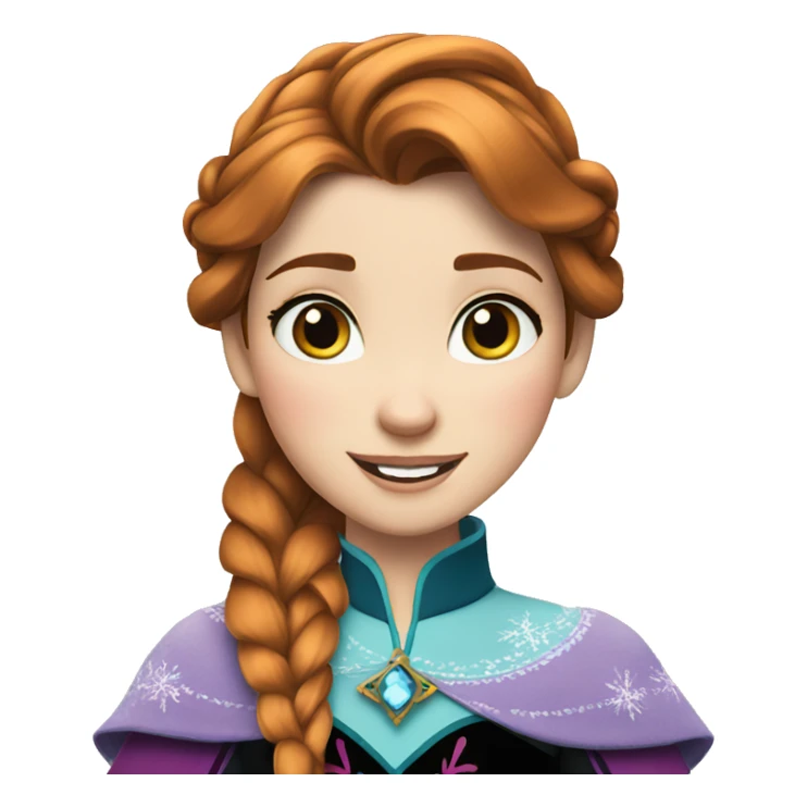 Princess Anna frozen sticker