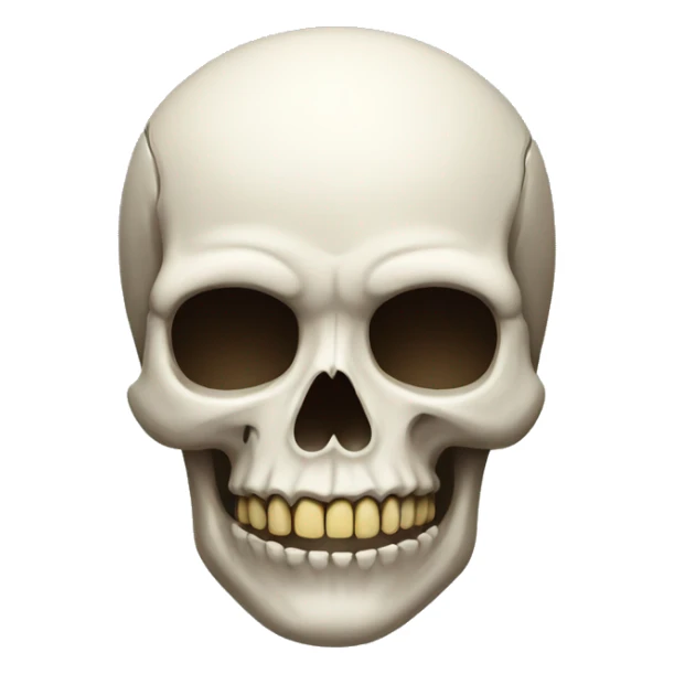 Skull wearing dres sticker