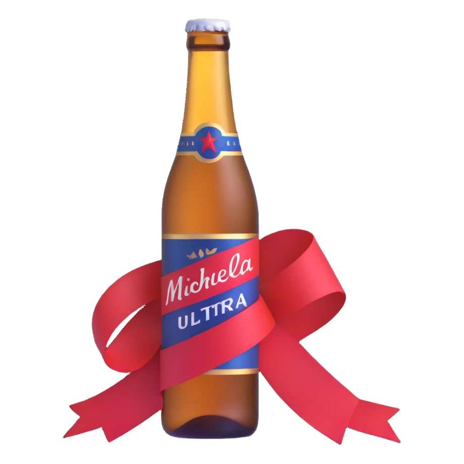 Michelob ULTRA ribbon sticker