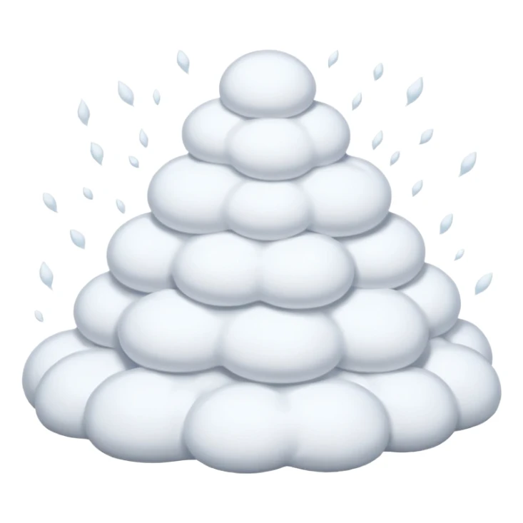  snow accumulate sticker