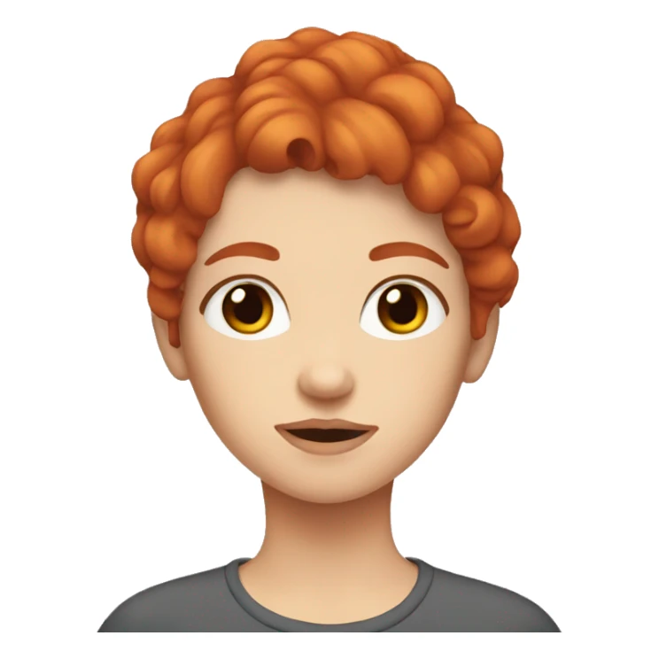 Redhead soft girl sticker