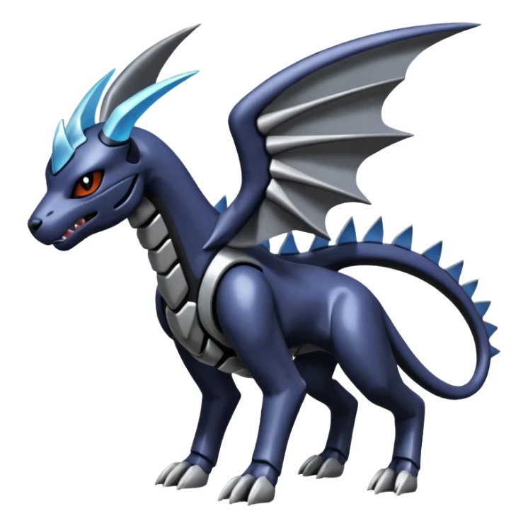 Houndoom-Dialga-Genesect-Pokémon-Fakémon-hybrid-creature sticker