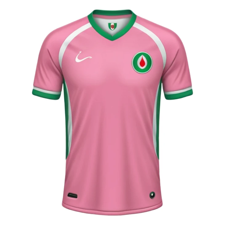 maillot de foot de l’algérie rose sticker