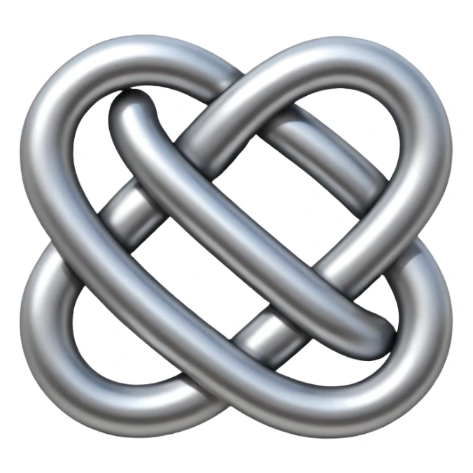 Créé un emojis ou les lettre A et D s'entrelacent pour formé AD sticker