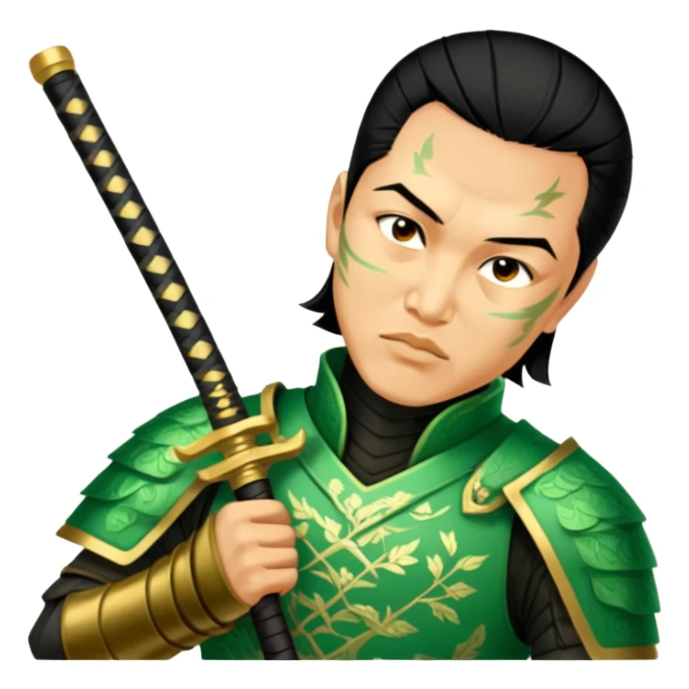 Emerald Samurai sticker