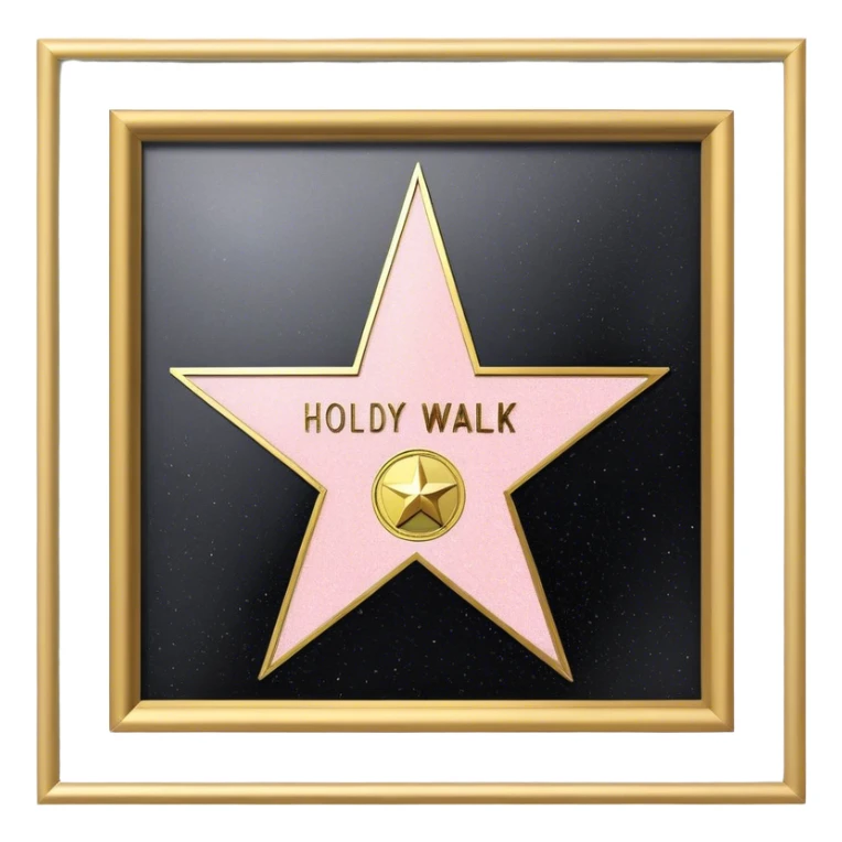 hollywood walk of fame sticker