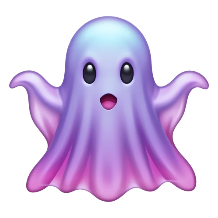 Pokemon legendary purple and pink type ghost sticker