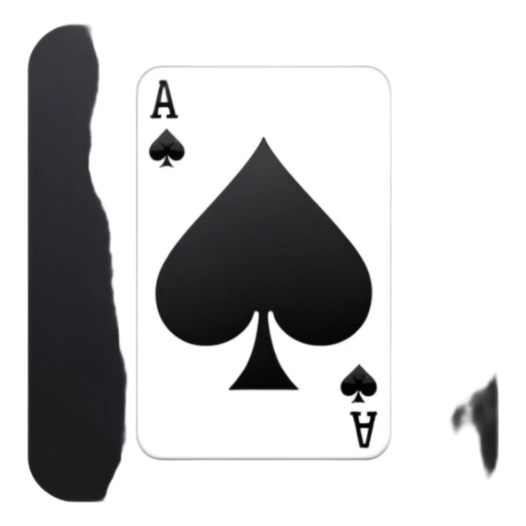 give me playing card 4 of club sticker