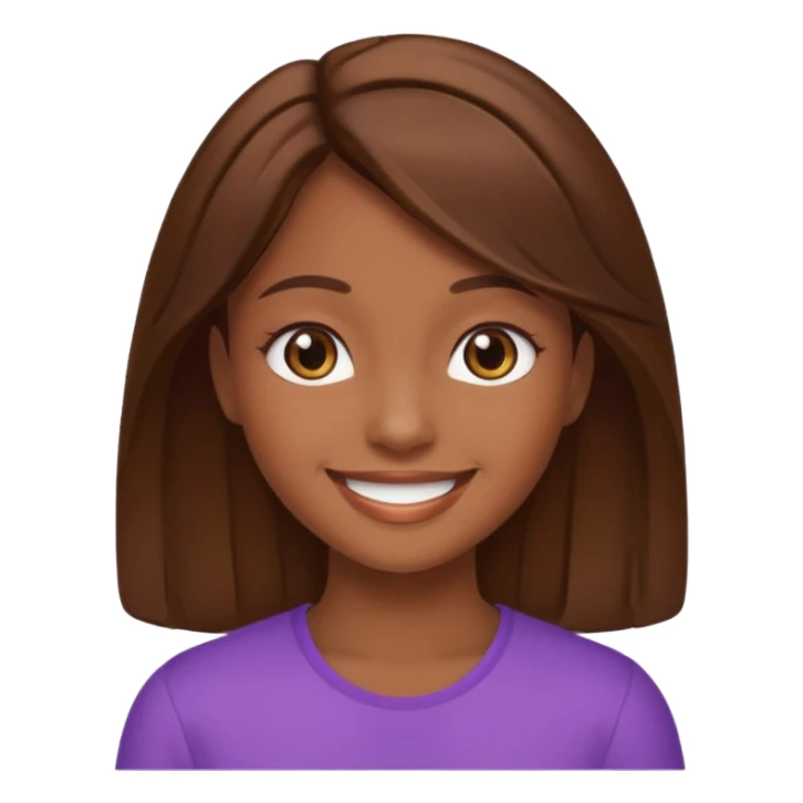 everyday life, food, work, girl, brown hair sticker