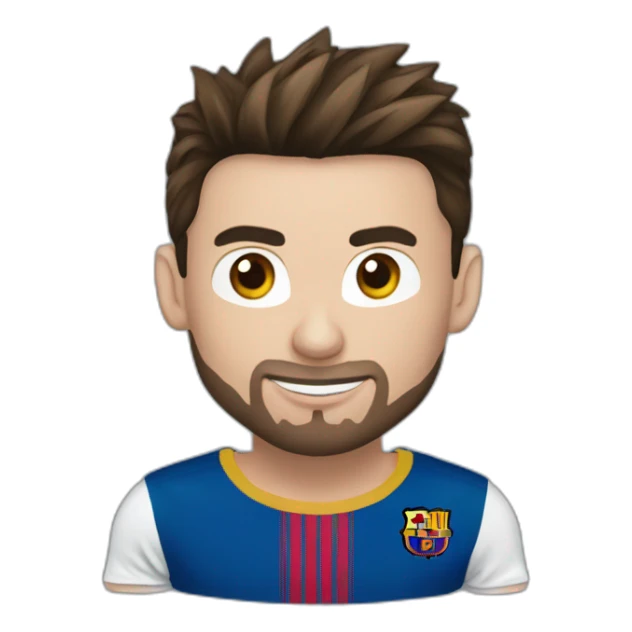 Messi et Ronaldo qui s’enmbrasse sticker
