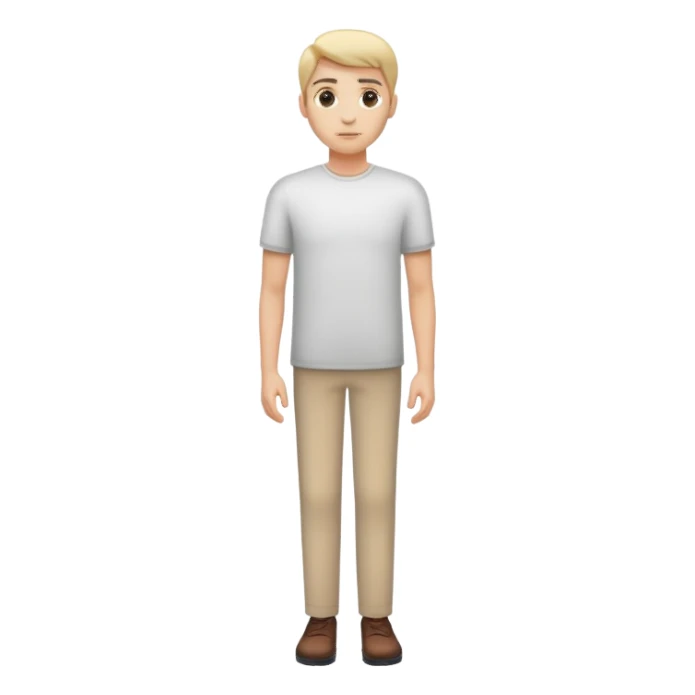 Person with excellent posture standing tall and straight sticker