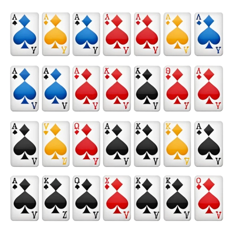 👑♦️♣️♠️♥️ sticker