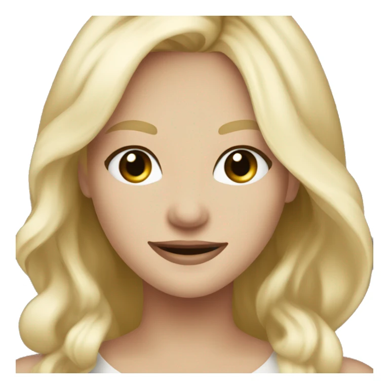 quirky blonde girl smiling Caroline Forbes sticker