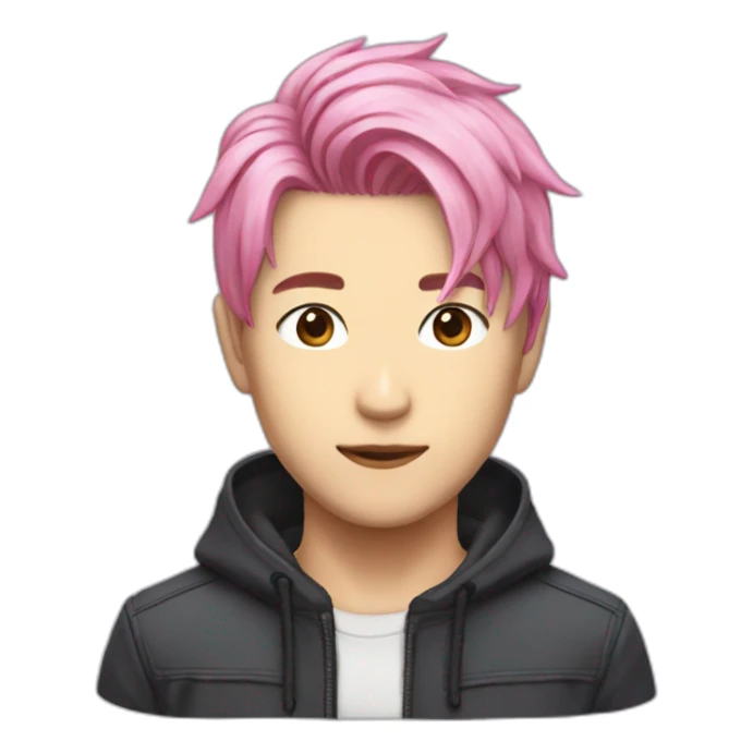 Yuji Itadori Pink Hair sticker