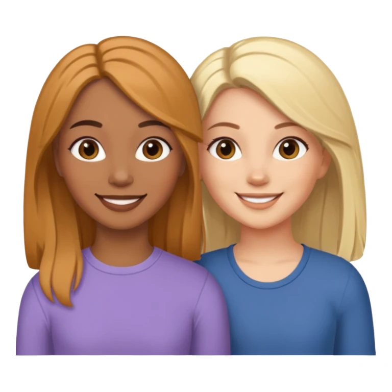 two sisters – Sonya and Taya they look different) sticker