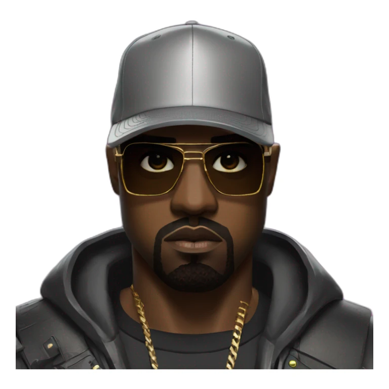 Kanye-west,cyberpunk2077 sticker